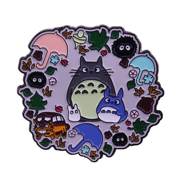 Jewelry - My Neighbor Totoro Large Enamel Pin